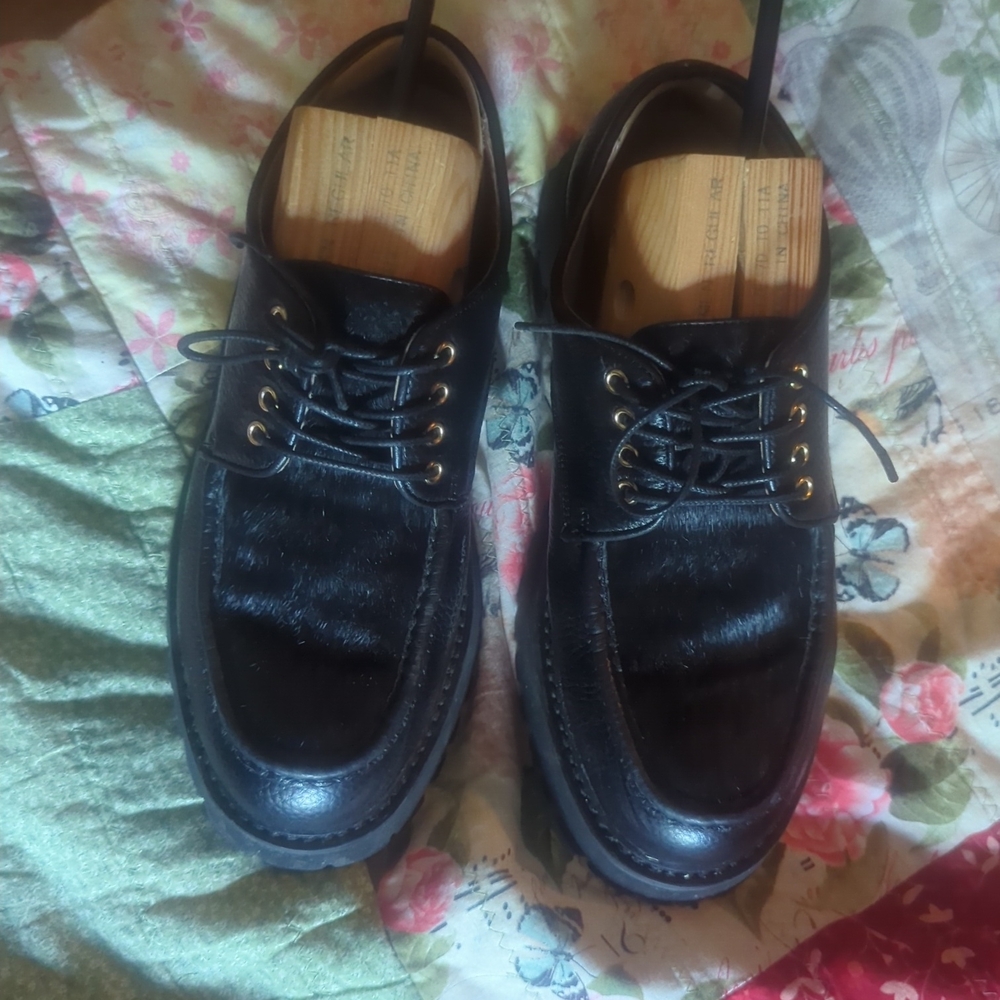 Men's Black Leather Shoes